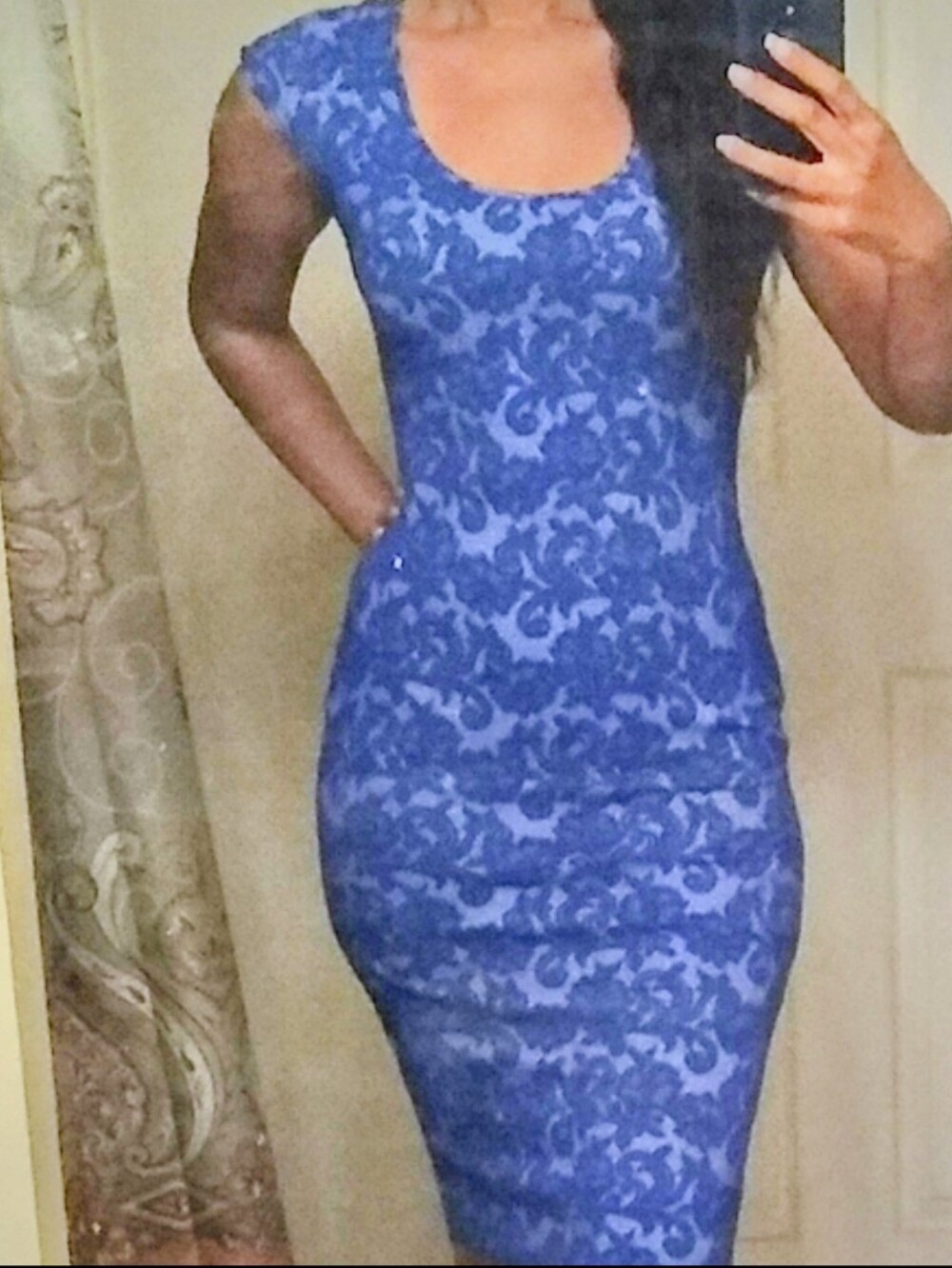 Blue Midi Dress